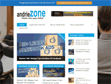 Tablet Screenshot of andriezone.com